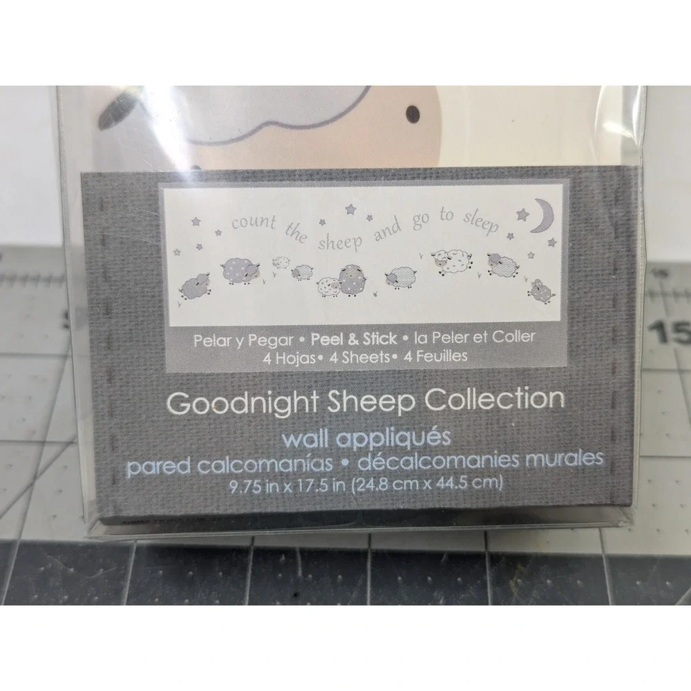 Lambs Ivy‎ Wall Appliqués Peel Stick Good Night Sheep Collection Unused